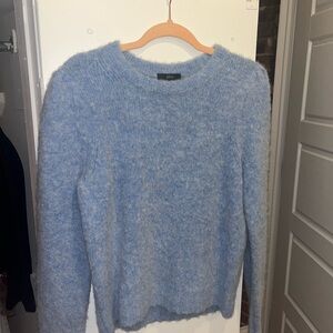 J. Crew Blue Crew Neck Sweater Soft Knit Casual